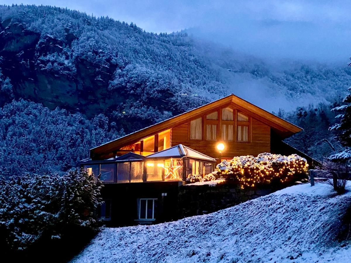 Appartement Aareschlucht- Grandiose Aussicht Fuer 2-6 Pers. Meiringen Exteriör bild