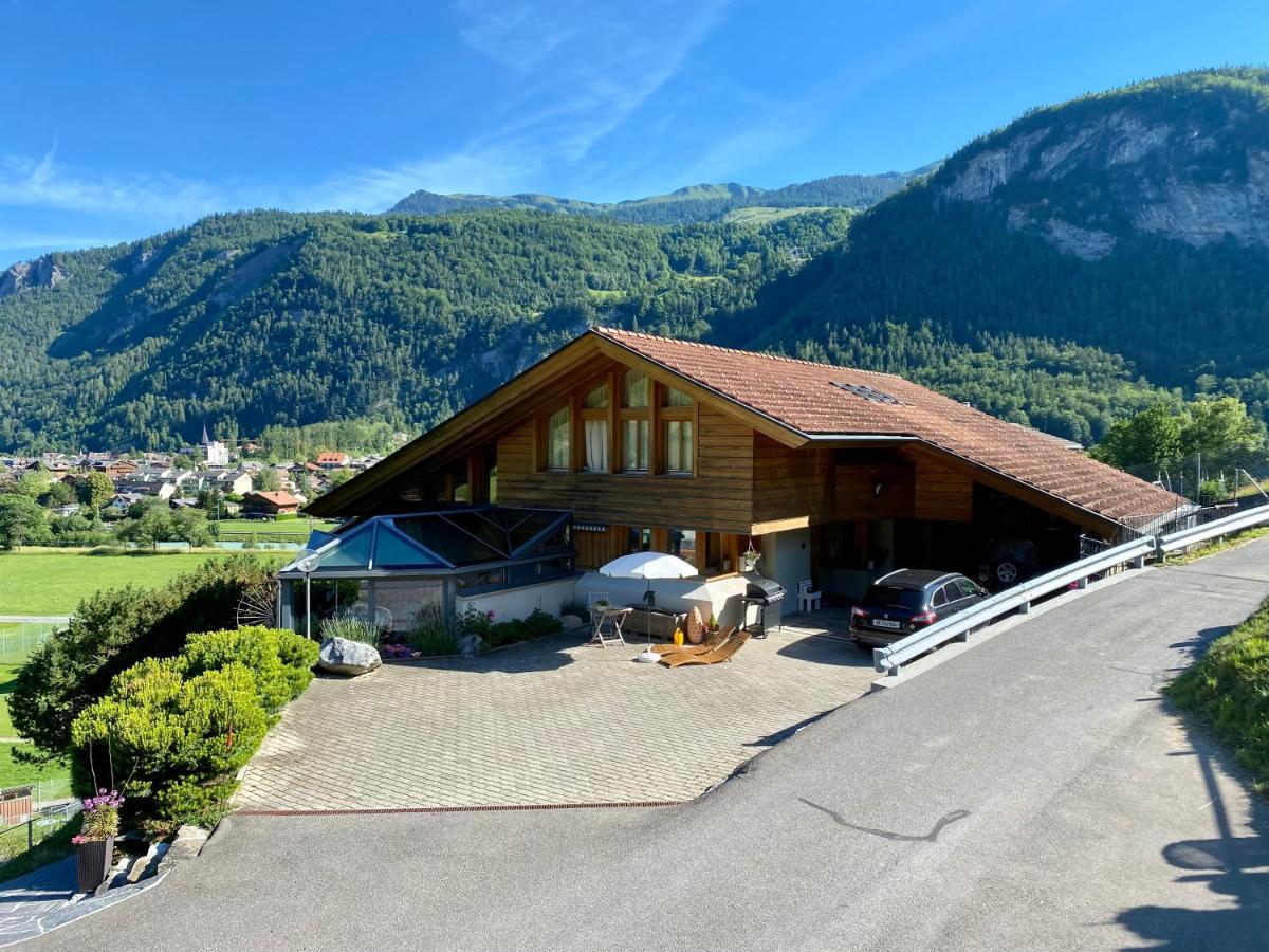 Appartement Aareschlucht- Grandiose Aussicht Fuer 2-6 Pers. Meiringen Exteriör bild