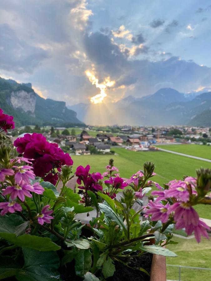 Appartement Aareschlucht- Grandiose Aussicht Fuer 2-6 Pers. Meiringen Exteriör bild