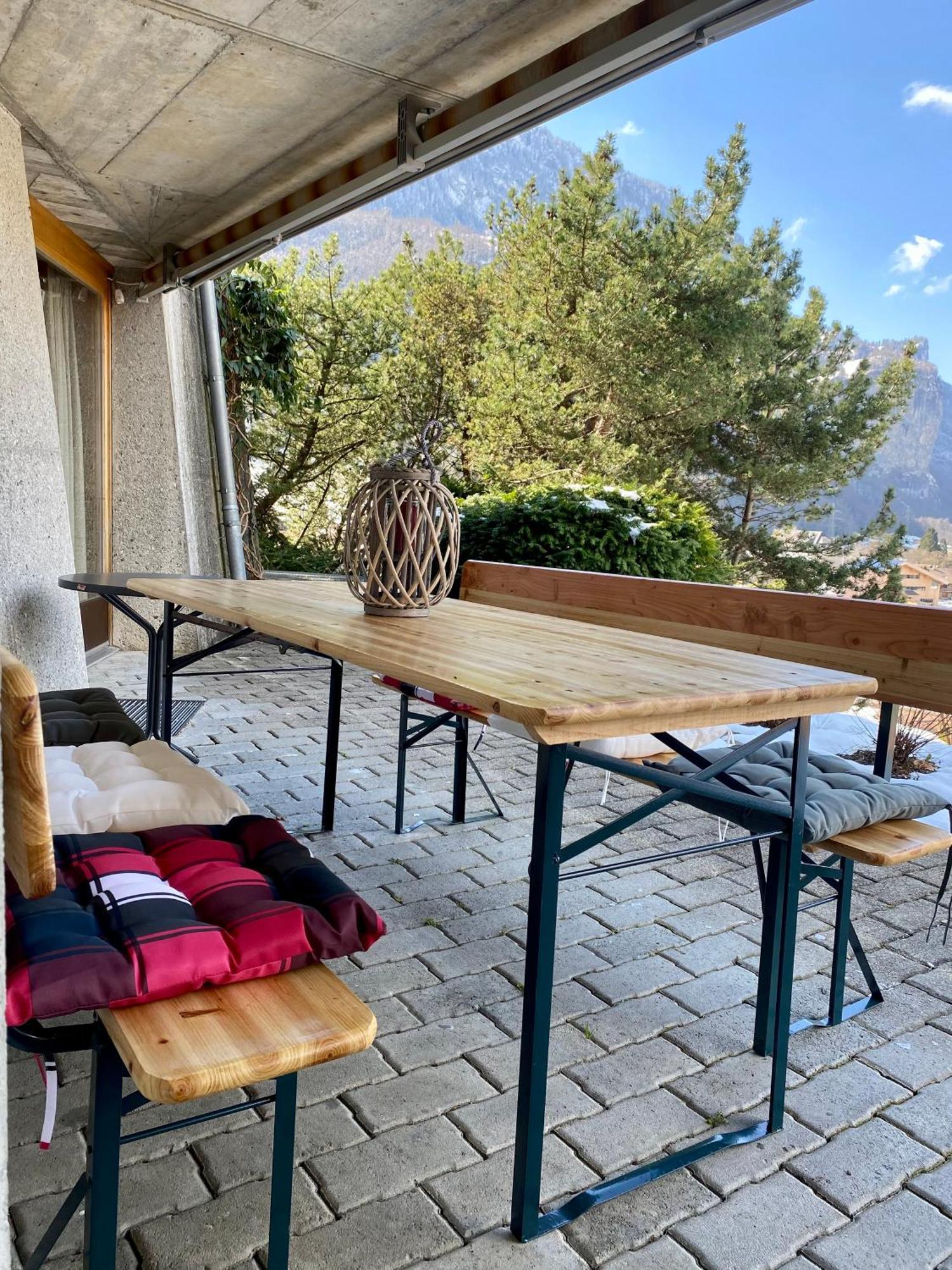 Appartement Aareschlucht- Grandiose Aussicht Fuer 2-6 Pers. Meiringen Exteriör bild